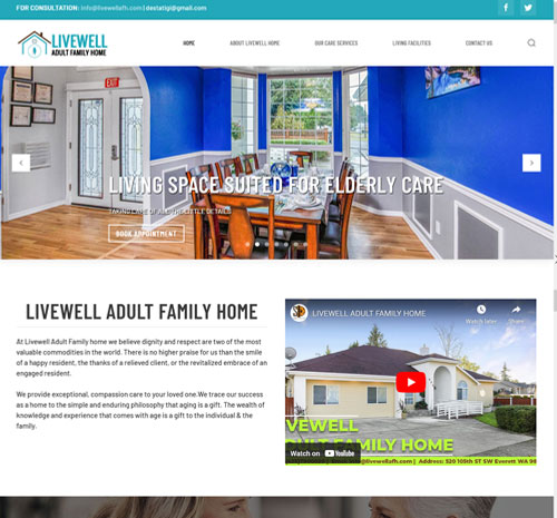 Adult Family Home Website Developers in Tacoma